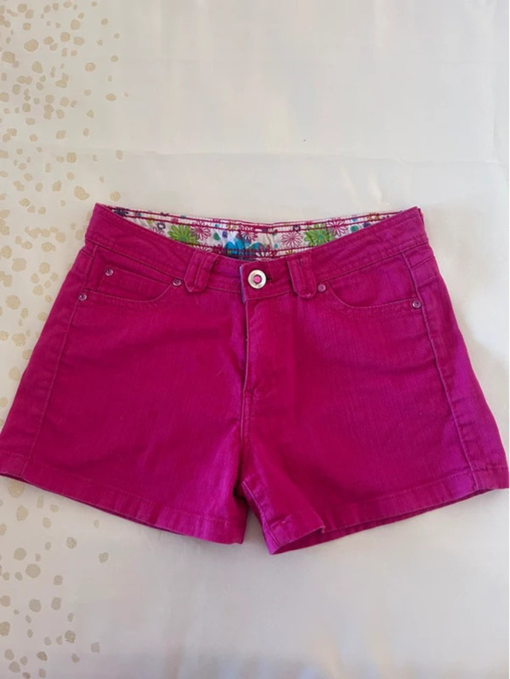 Hot pink Jean Shorts